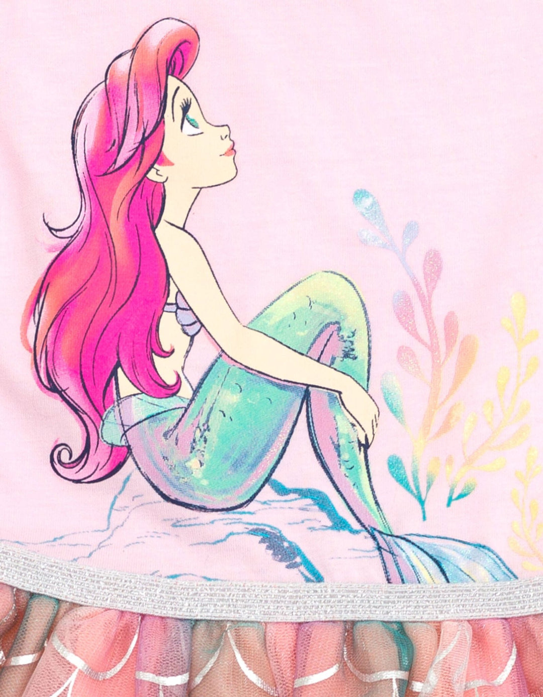 Disney Little Mermaid Princess Ariel Tulle Dress - imagikids