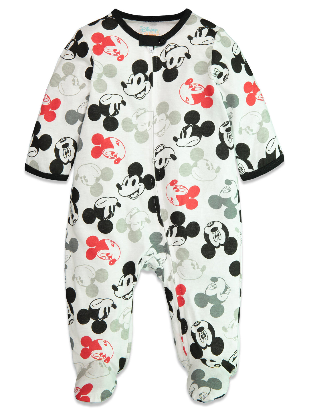 Mickey Mouse 2 Pack Zip-Up Long Sleeve Sleep N' Play Coverall