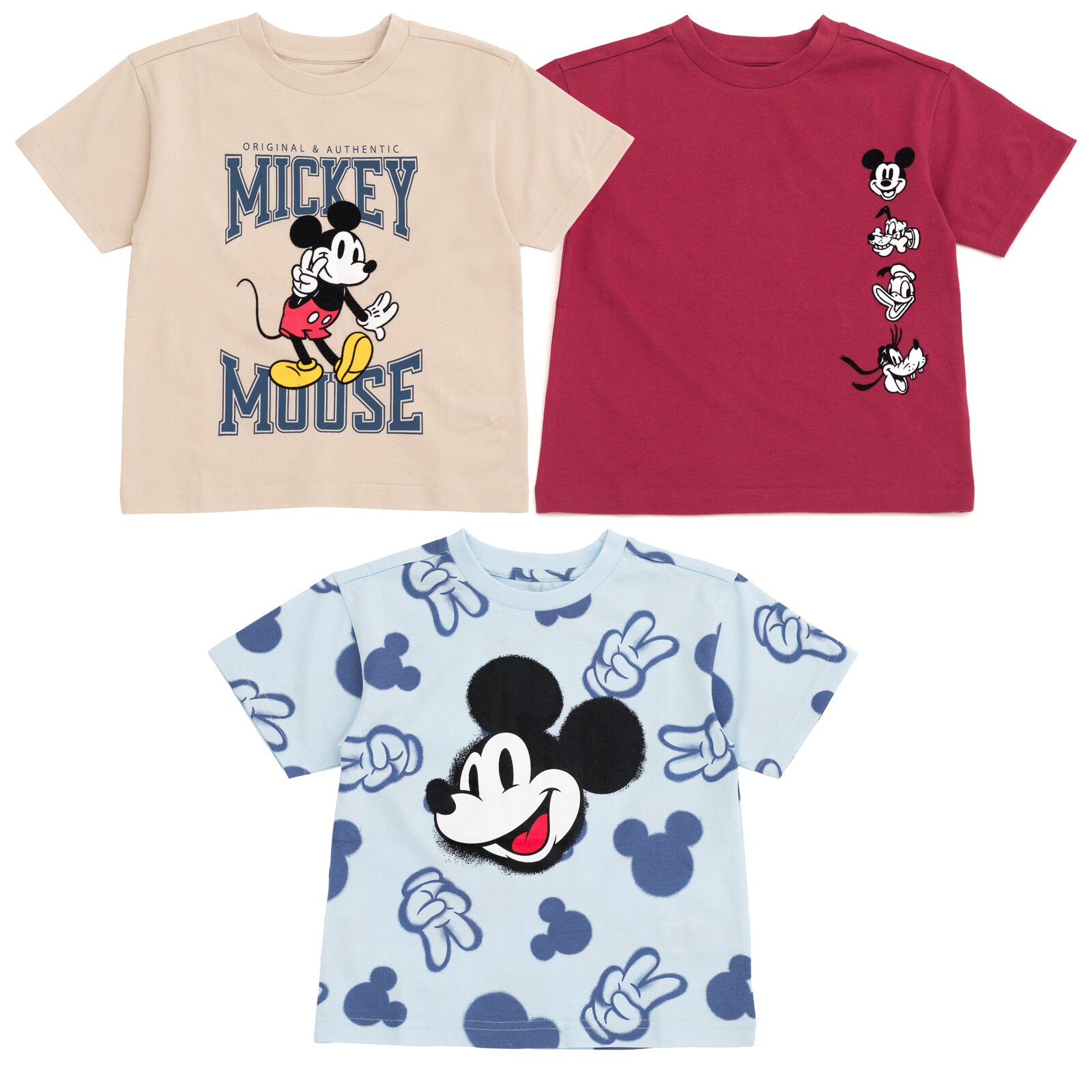 Disney Mickey Mouse 3 Pack T-Shirts Infant to Big Kid – imagikids