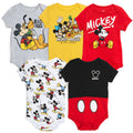 Disney Mickey Mouse 5 Pack Bodysuits