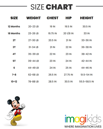 Disney Mickey Mouse Bib Overalls - imagikids
