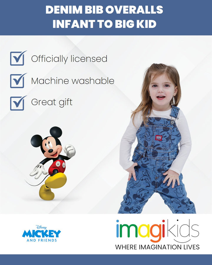 Disney Mickey Mouse Bib Overalls - imagikids