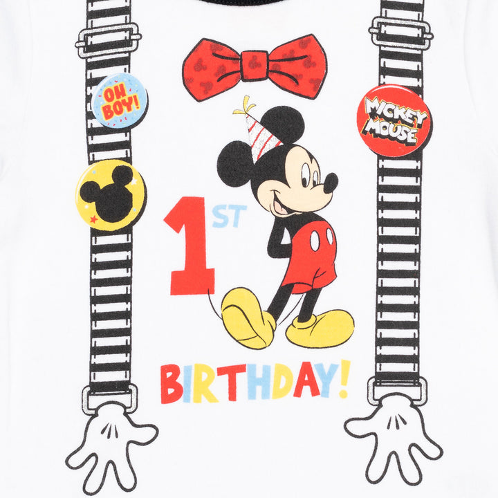 Disney Mickey Mouse Cosplay camiseta gráfica y cubierta de pañal de cosplay