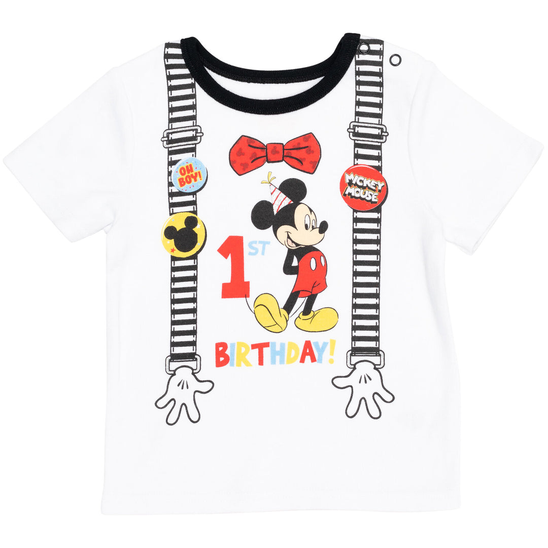 Disney Mickey Mouse Cosplay Graphic T-Shirt & Cosplay Diaper Cover