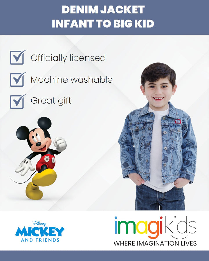 Disney Mickey Mouse Denim Jacket - imagikids