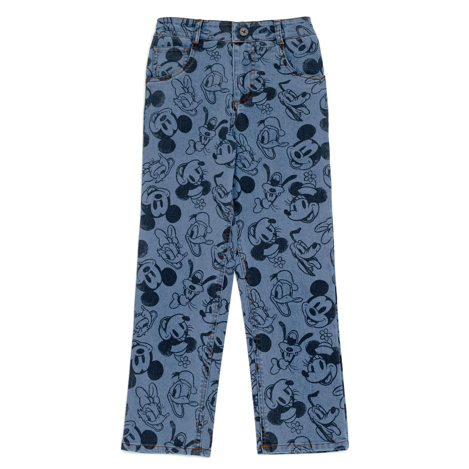 MICKEY DESIGN DENIM PANTS（24インチ） Disney Mickey Mouse Denim Pants Jeans | FREE Shipping on Orders