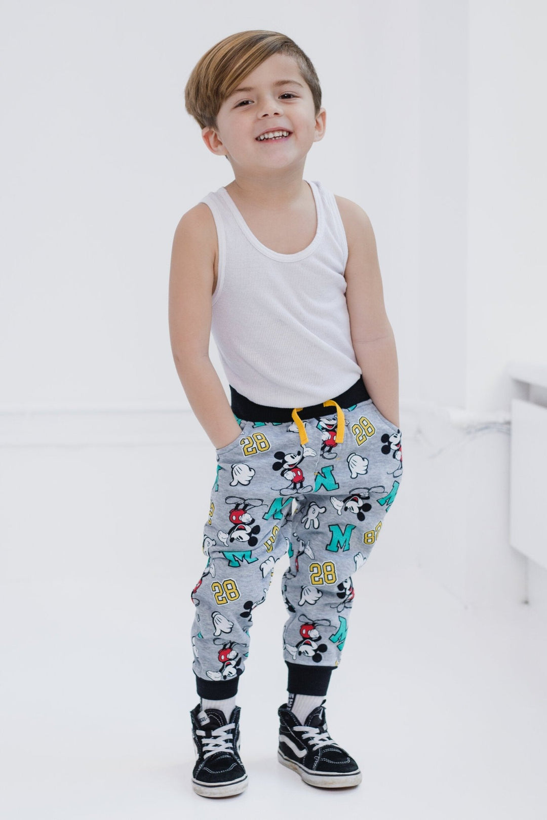 Disney Mickey Mouse Fleece 2 Pack Jogger Pants - imagikids