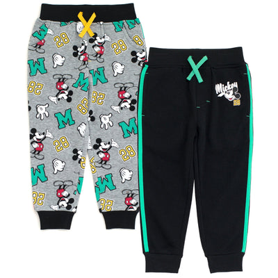 Disney Mickey Mouse Fleece 2 Pack Jogger Pants - imagikids
