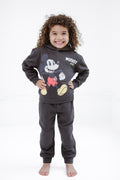 Disney Mickey Mouse Fleece Pullover Hoodie and Jogger Pants Outfit Set Toddler to Big Kid