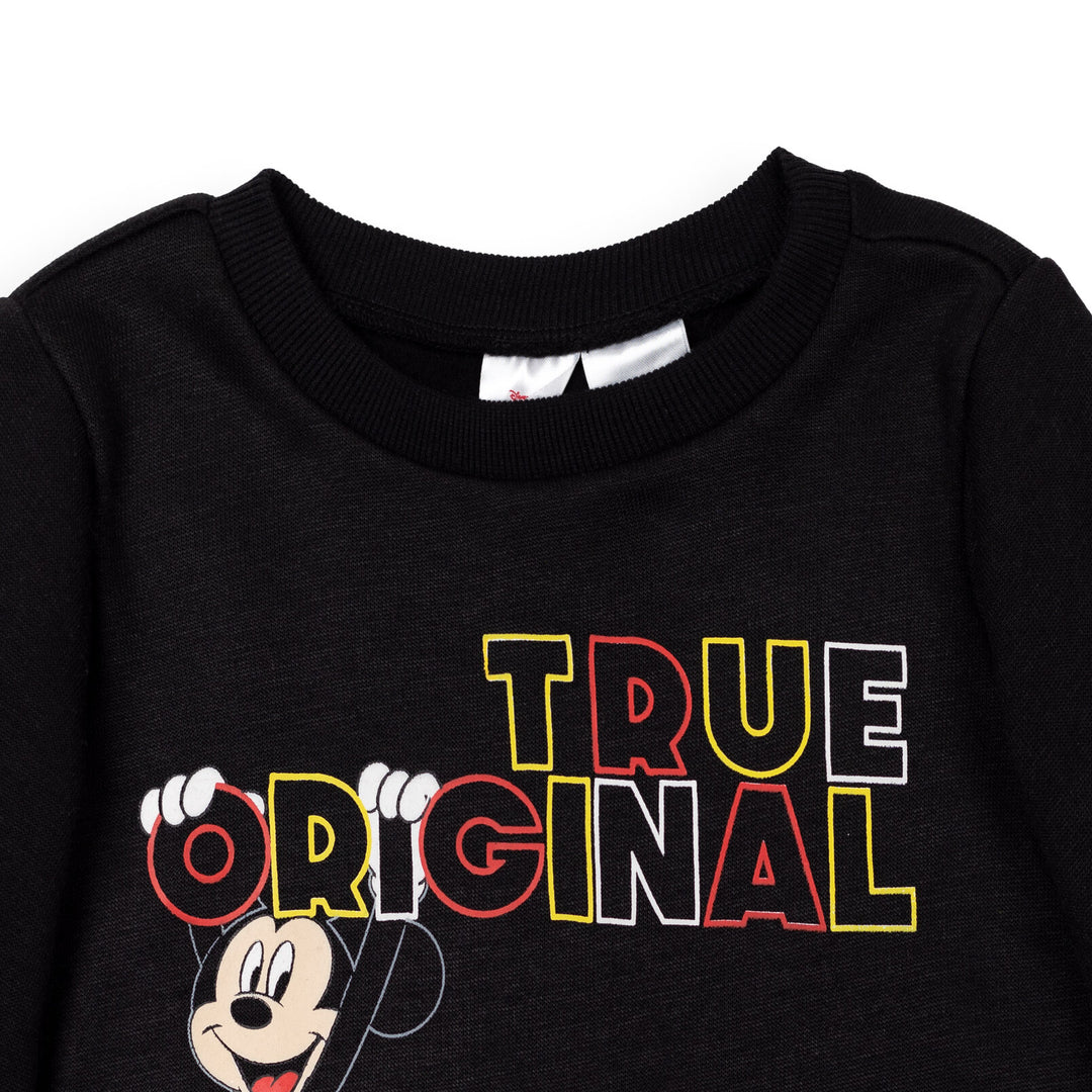 Disney Mickey Mouse Fleece Pullover Sweatshirt