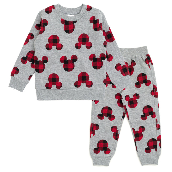 Disney Mickey Mouse Fleece Sweatshirt and Jogger Pants Outfit Set