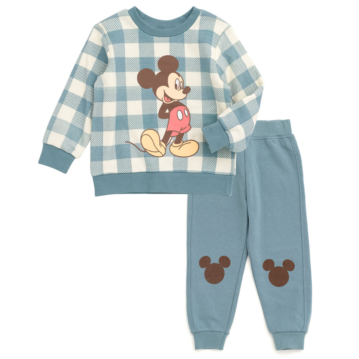 Disney Mickey Mouse Fleece Sweatshirt and Jogger Pants Outfit Set