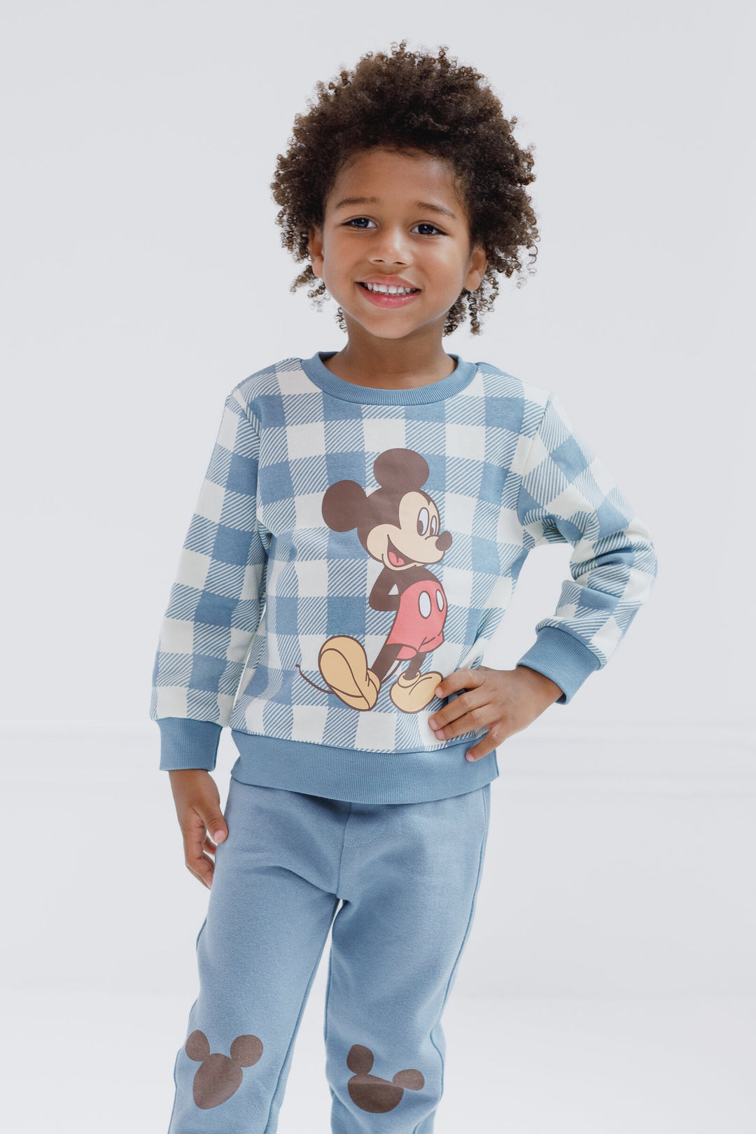 Disney Mickey Mouse Fleece Sweatshirt and Jogger Pants Outfit Set