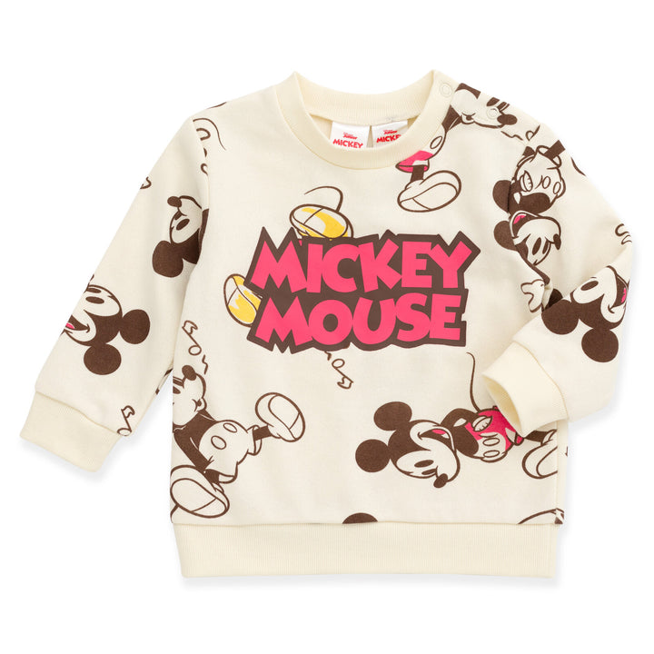 Disney Mickey Mouse Fleece Sweatshirt and Pants Outfit Set