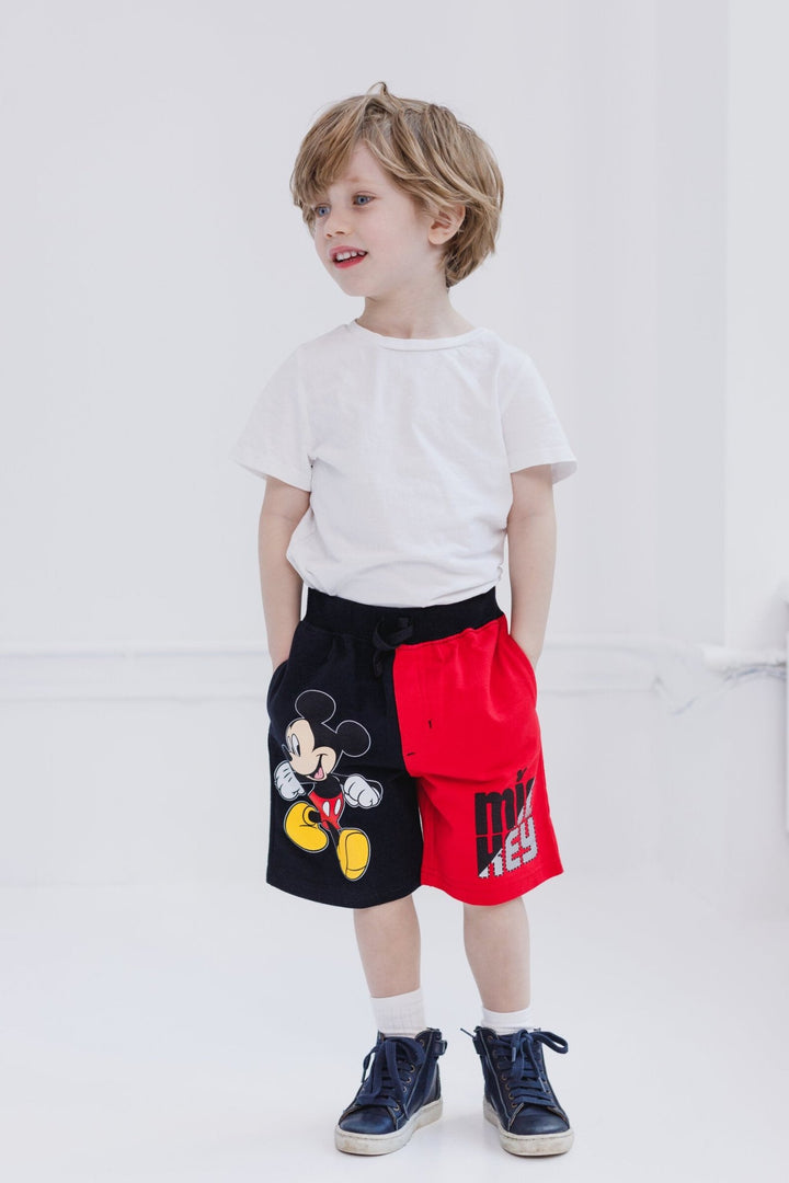 Disney Mickey Mouse French Terry 3 Pack Shorts - imagikids