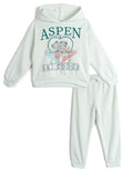 Disney Mickey Mouse Girls Fleece Pullover Hoodie and Jogger Pants Outfit Set Toddler to Big Kid