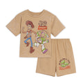Disney Mickey Mouse Lion King Pixar Toy Story Rex Slinky Dog Buzz Lightyear T-Shirt and Shorts Outfit Toddler to Little Kid