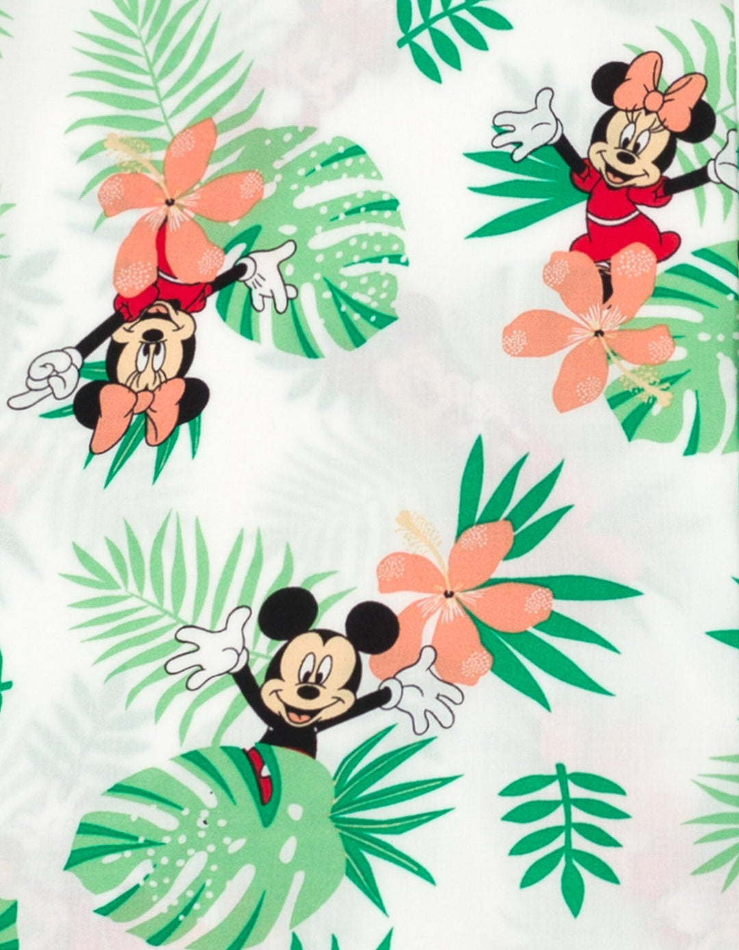 Disney Mickey Mouse Matching Family Hawaiian Button Down Dress Shirt - imagikids