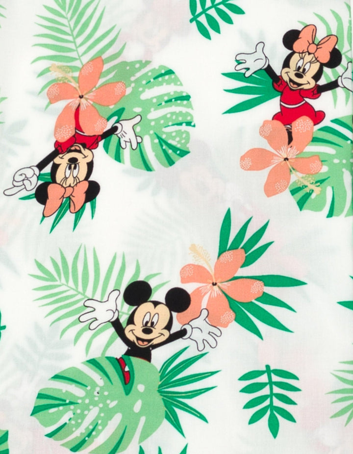 Disney Mickey Mouse Matching Family Hawaiian Button Down Dress Shirt - imagikids