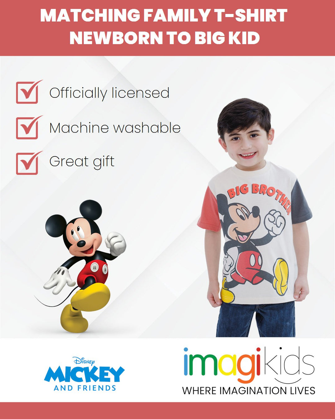 Disney Mickey Mouse Matching Family T-Shirt - imagikids