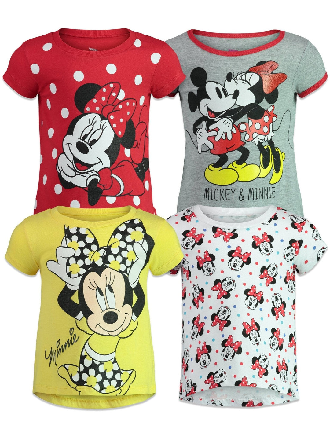 Disney Mickey Mouse Minnie 4 Pack T-Shirts - imagikids