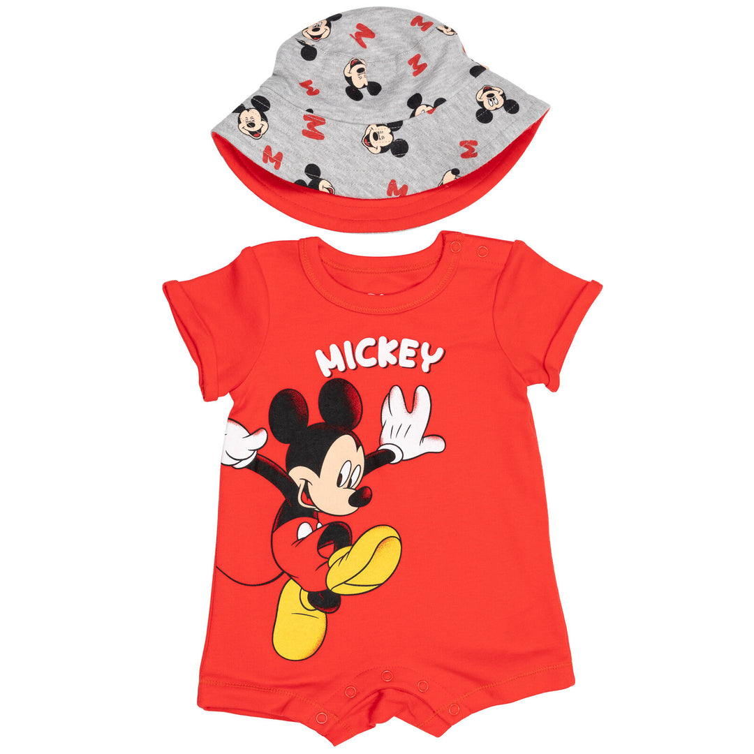 Disney Short Sleeve Romper & Sunhat