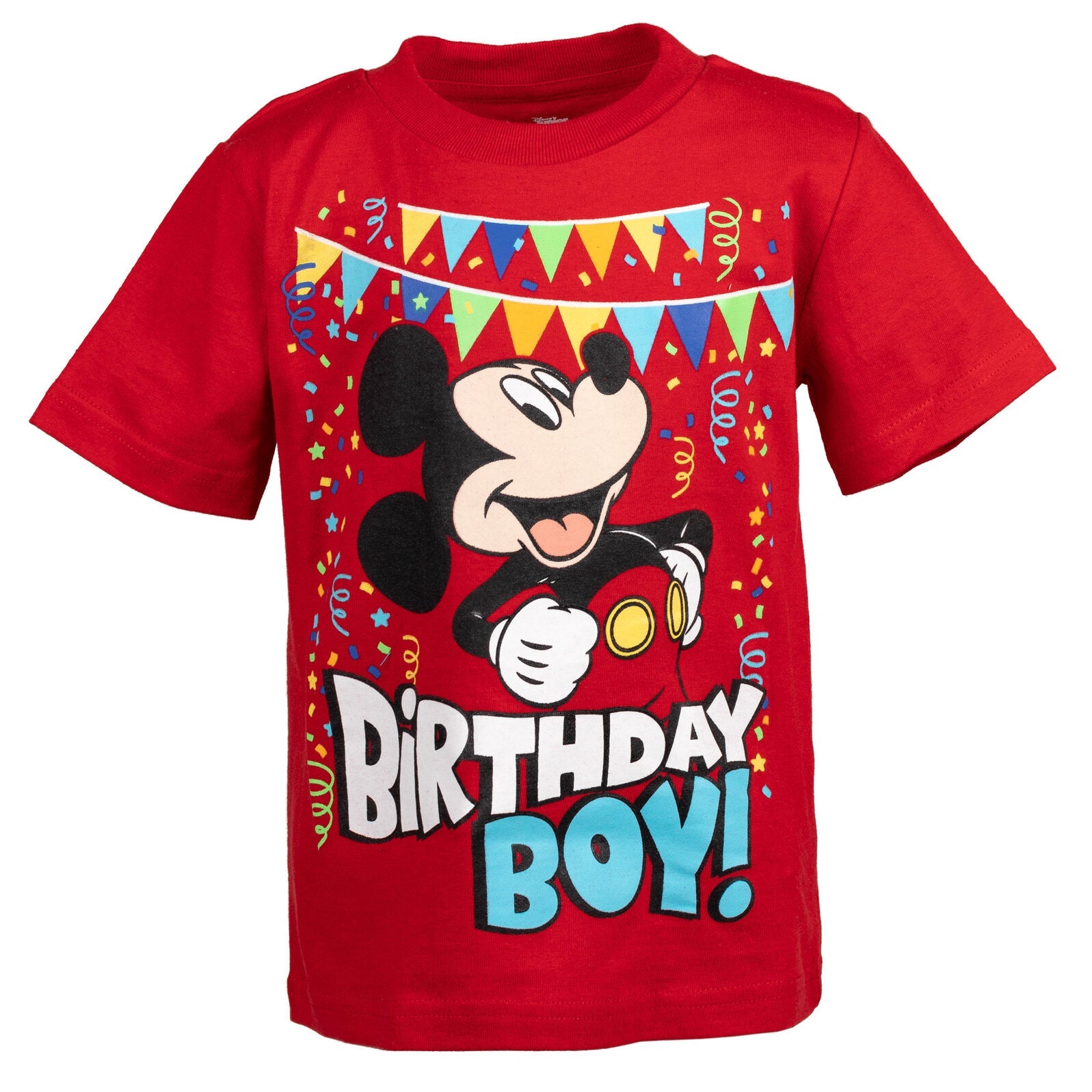 Red mickey mouse t shirt online