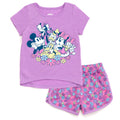 Disney Mickey Mouse T-Shirt and French Terry Dolphin Shorts Outfit Set Infant to Big Kid