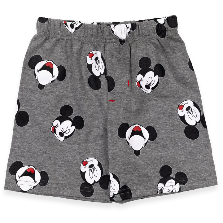 Disney Mickey Mouse T-Shirt and French Terry Shorts Outfit Set - imagikids