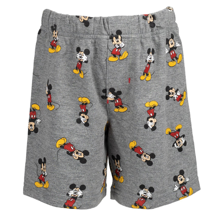 Disney Mickey Mouse T-Shirt and French Terry Shorts Outfit Set - imagikids