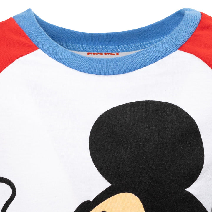 Disney Mickey Mouse T-Shirt and French Terry Shorts Outfit Set