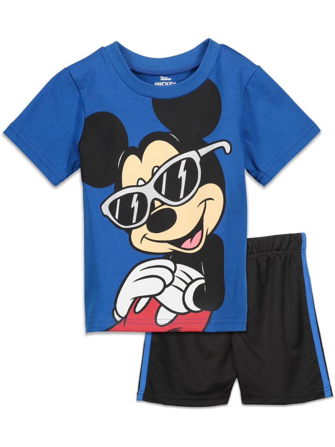 Disney Mickey Mouse T-Shirt and Mesh Shorts Outfit Set - imagikids