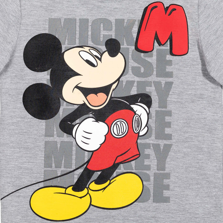 Disney Mickey Mouse T-Shirt and Mesh Shorts Outfit Set