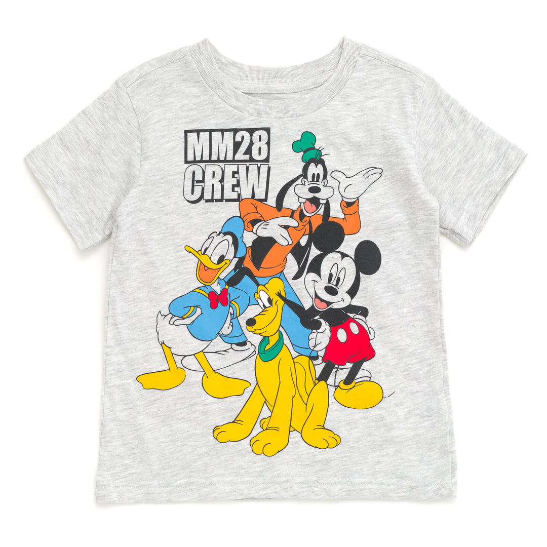 Disney Mickey Mouse T-Shirt and Mesh Shorts Outfit Set