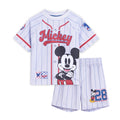 Disney Mickey Mouse T-Shirt and Mesh Shorts Outfit Set
