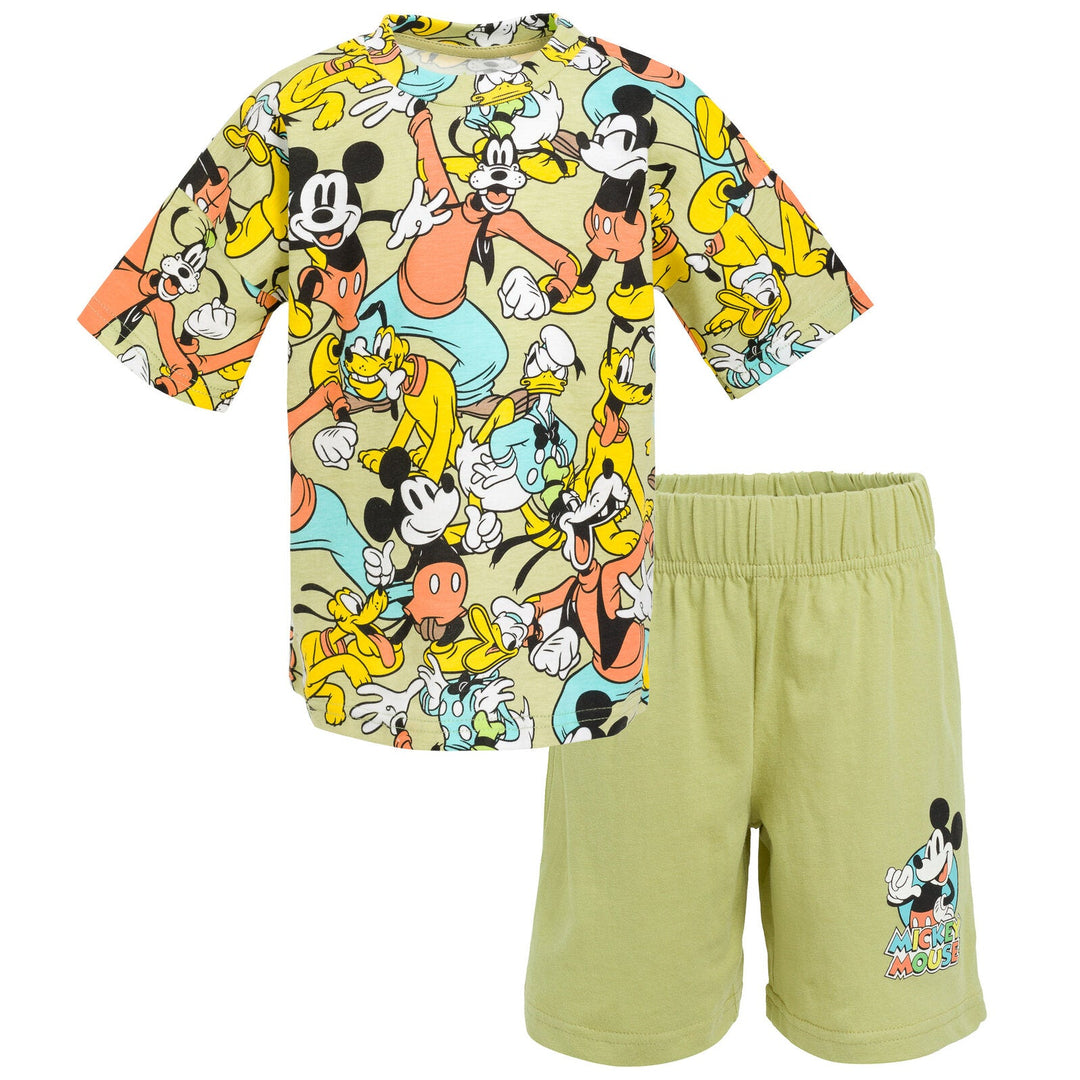 Disney Mickey Mouse T-Shirt and Shorts Outfit Set - imagikids