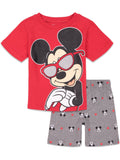 Disney Mickey Mouse T-Shirt and Shorts Outfit Set