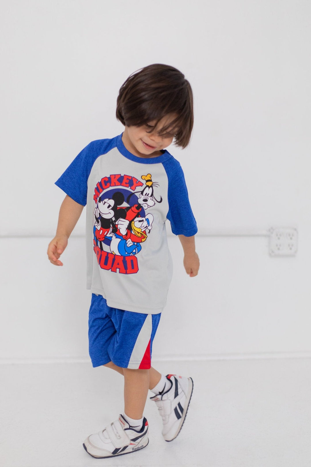 Disney Mickey Mouse T-Shirt Tank Top and Shorts 3 Piece Outfit Set - imagikids