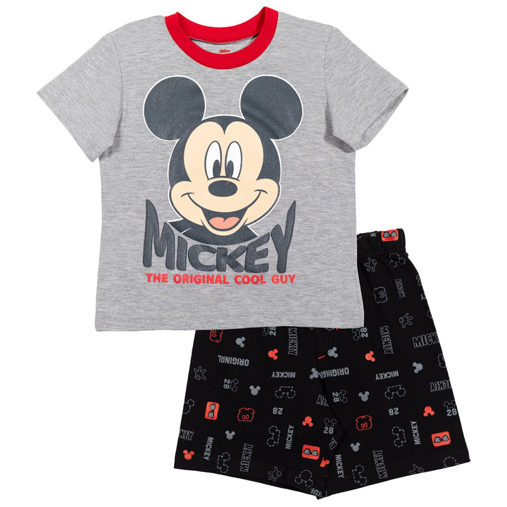 Disney Mickey Mouse T-Shirts and French Terry Shorts - imagikids