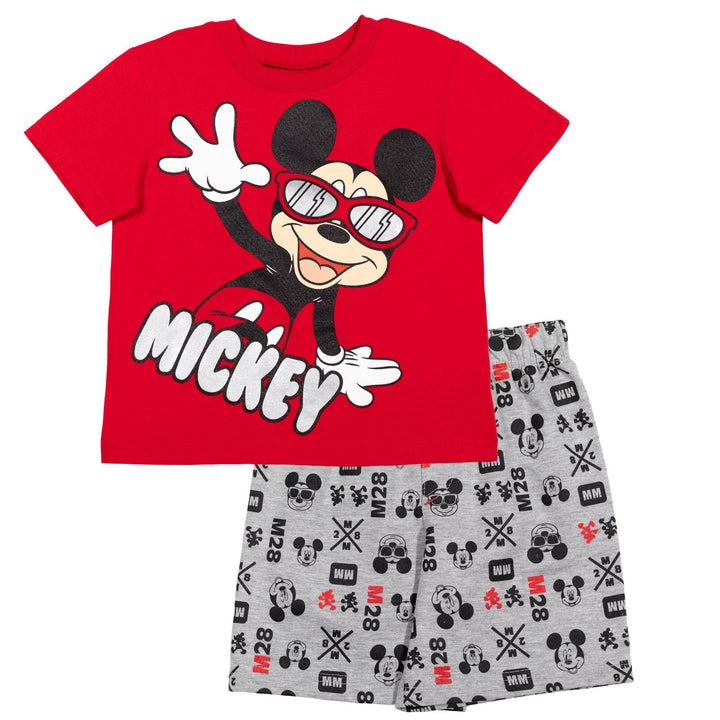 Disney Mickey Mouse T-Shirts and French Terry Shorts - imagikids