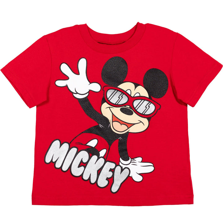 Disney Mickey Mouse T-Shirts and French Terry Shorts - imagikids