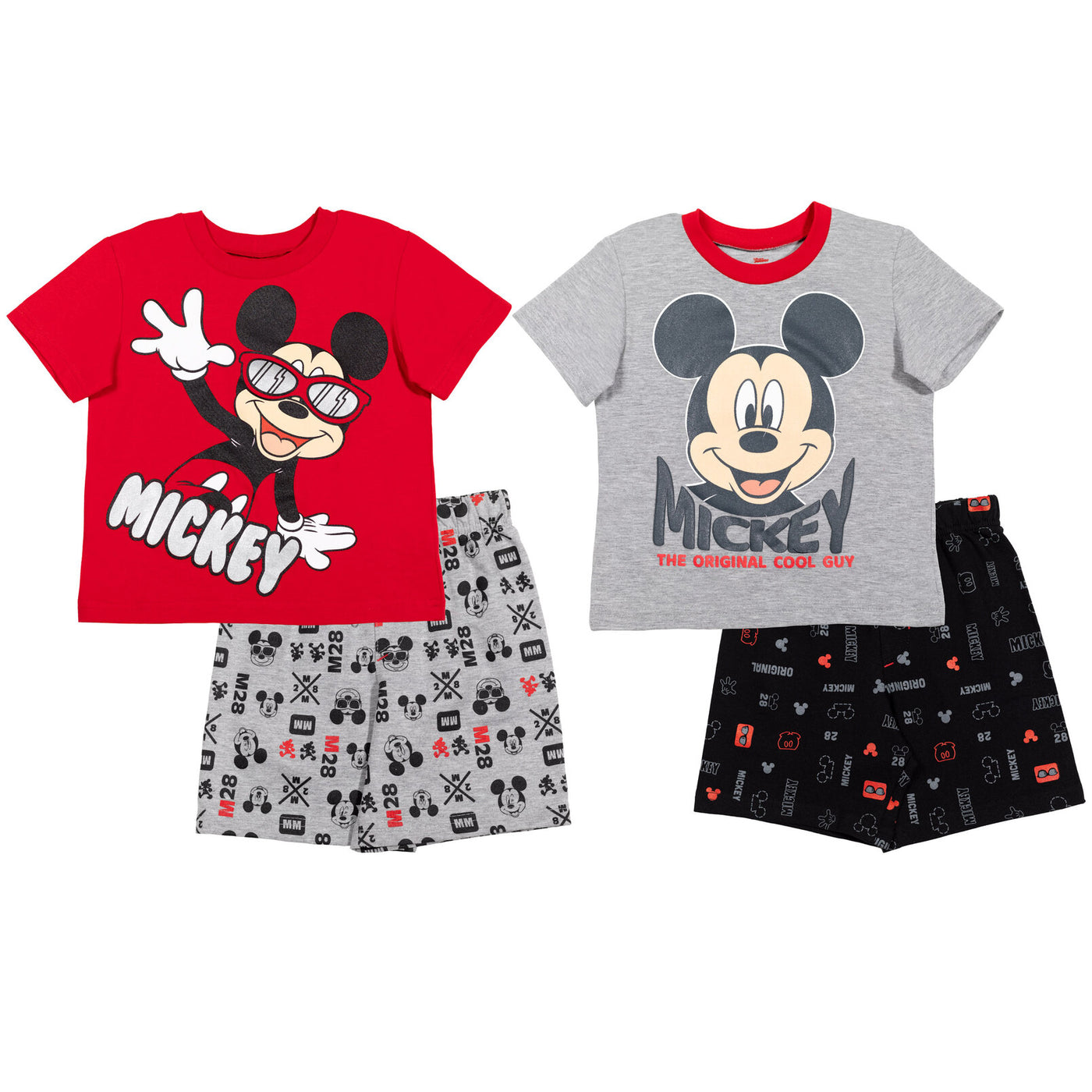 Disney Mickey Mouse T-Shirts and French Terry Shorts