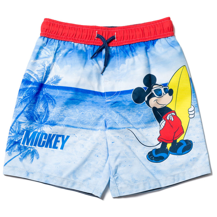 Disney Mickey Mouse UPF 50+ Swim Trunks Bathing Suit