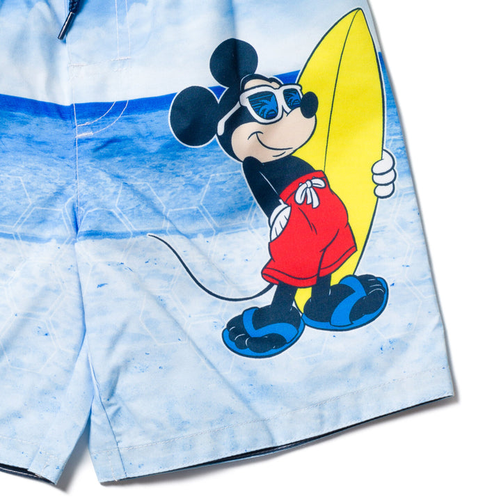 Disney Mickey Mouse UPF 50+ Swim Trunks Bathing Suit