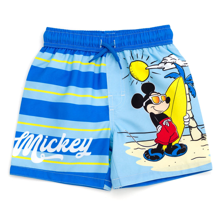 Disney Mickey Mouse UPF 50+ Swim Trunks Bathing Suit