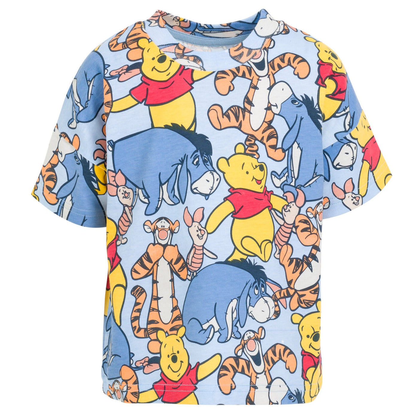 Disney Mickey Mouse Winnie the Pooh Winnie the Pooh T-Shirt and Shorts Outfit Set - imagikids