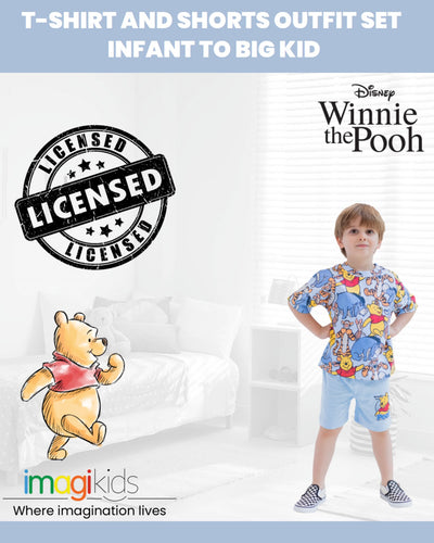 Disney Mickey Mouse Winnie the Pooh Winnie the Pooh Conjunto de camiseta y pantalones cortos