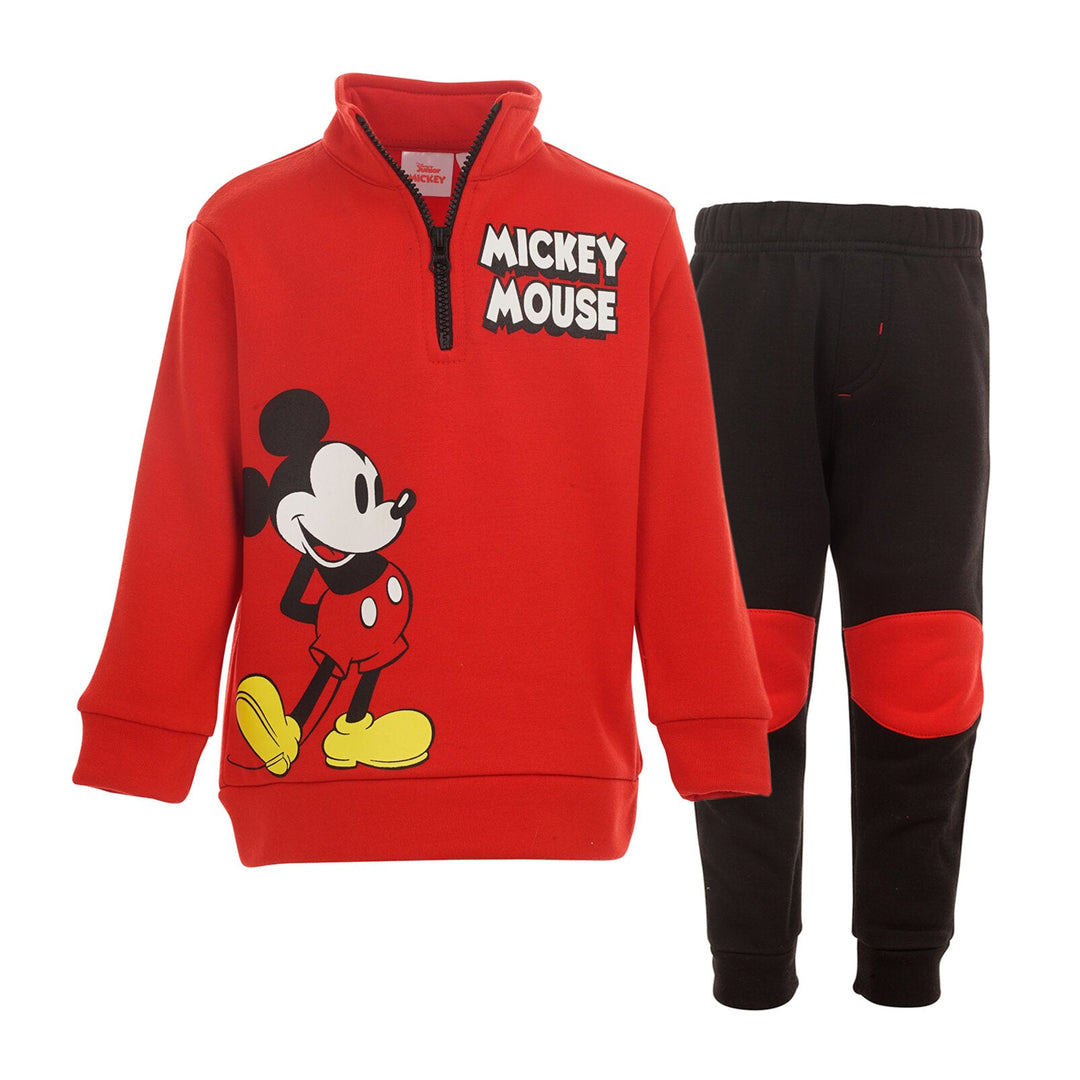 Disney Mickey Mouse Zip Up Sweatshirt and Pants Set - imagikids