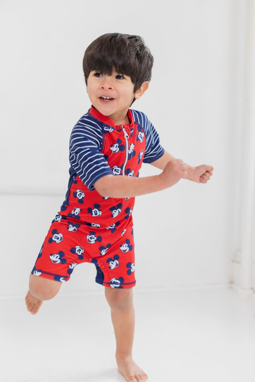 Disney Mickey Mouse Zip Up Swim Sunsuit - imagikids