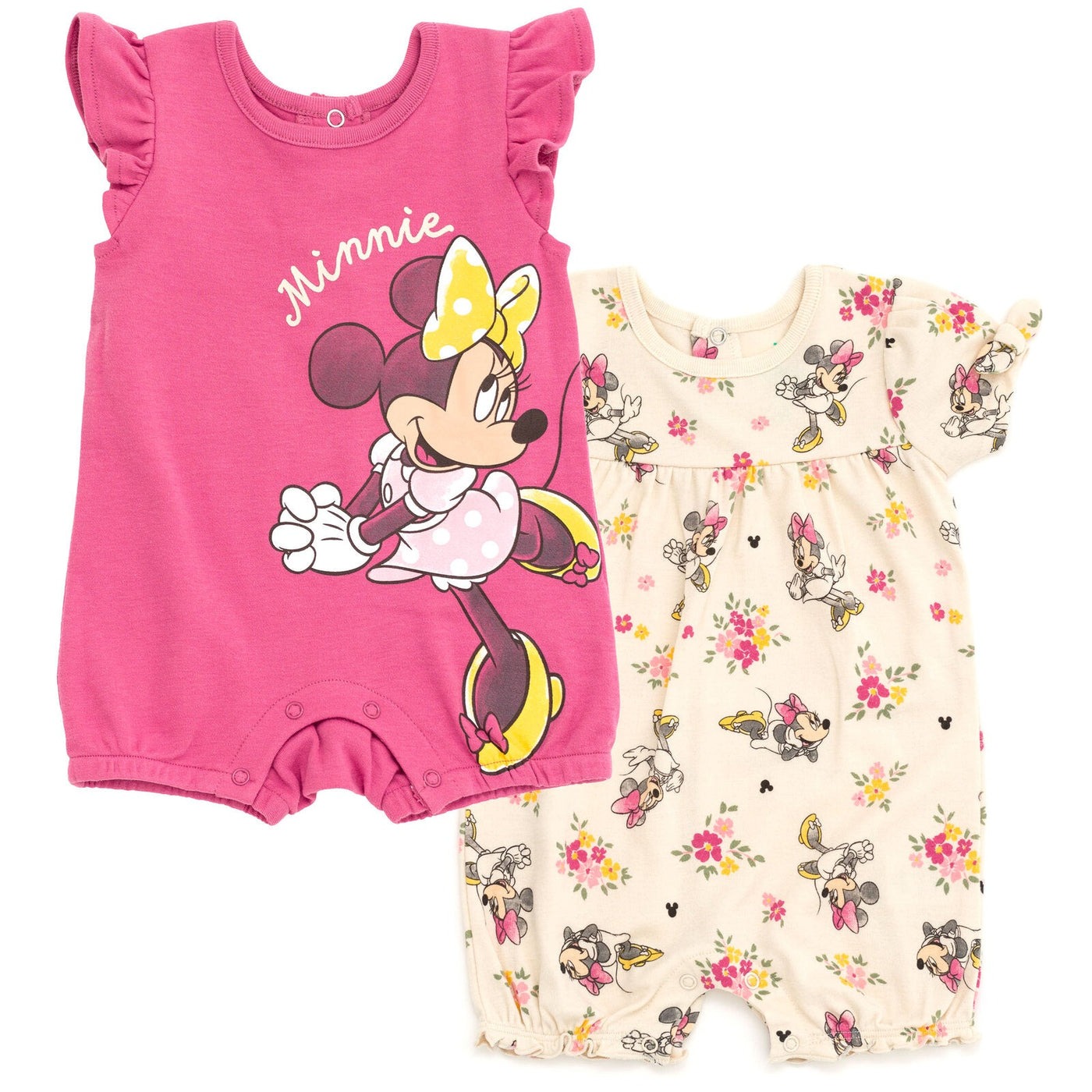 Disney Minnie Mouse 2 Pack Rompers - imagikids